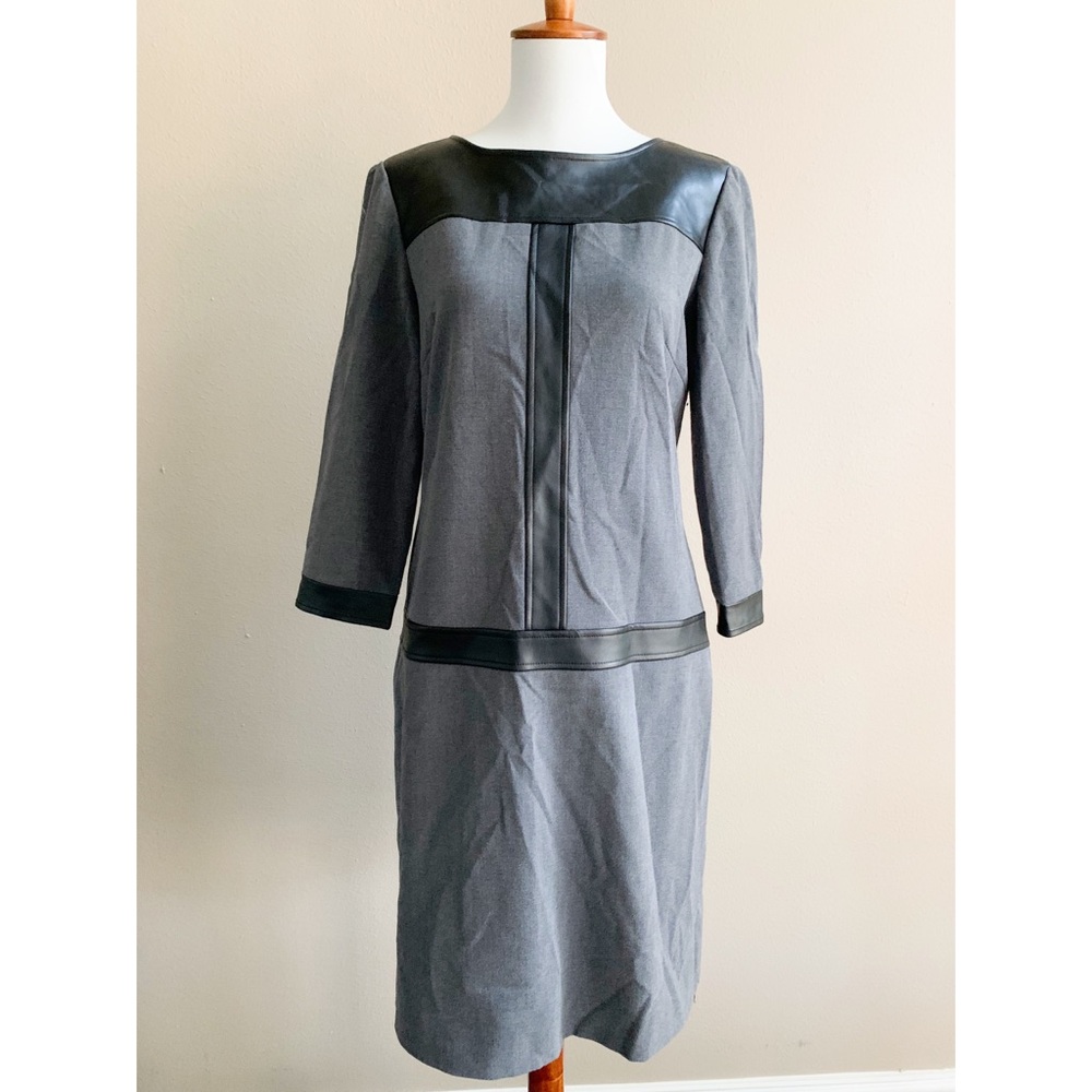 Long sleeve shift dress